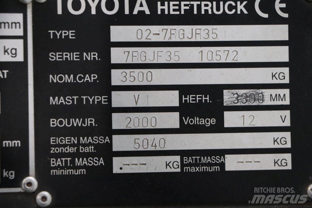 Toyota 02-7FGJF35 Gaasitõstukid