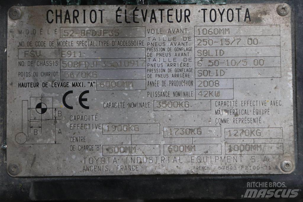 Toyota 52-8FDJF35 Diiseltõstukid