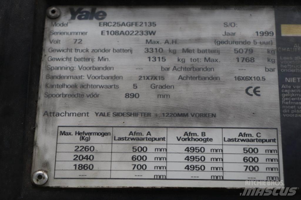 Yale ERC25AGF Elektritõstukid