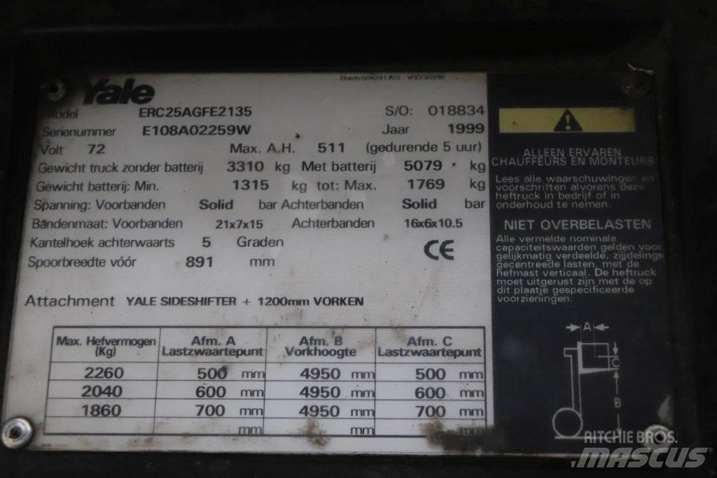 Yale ERC25AGF Elektritõstukid
