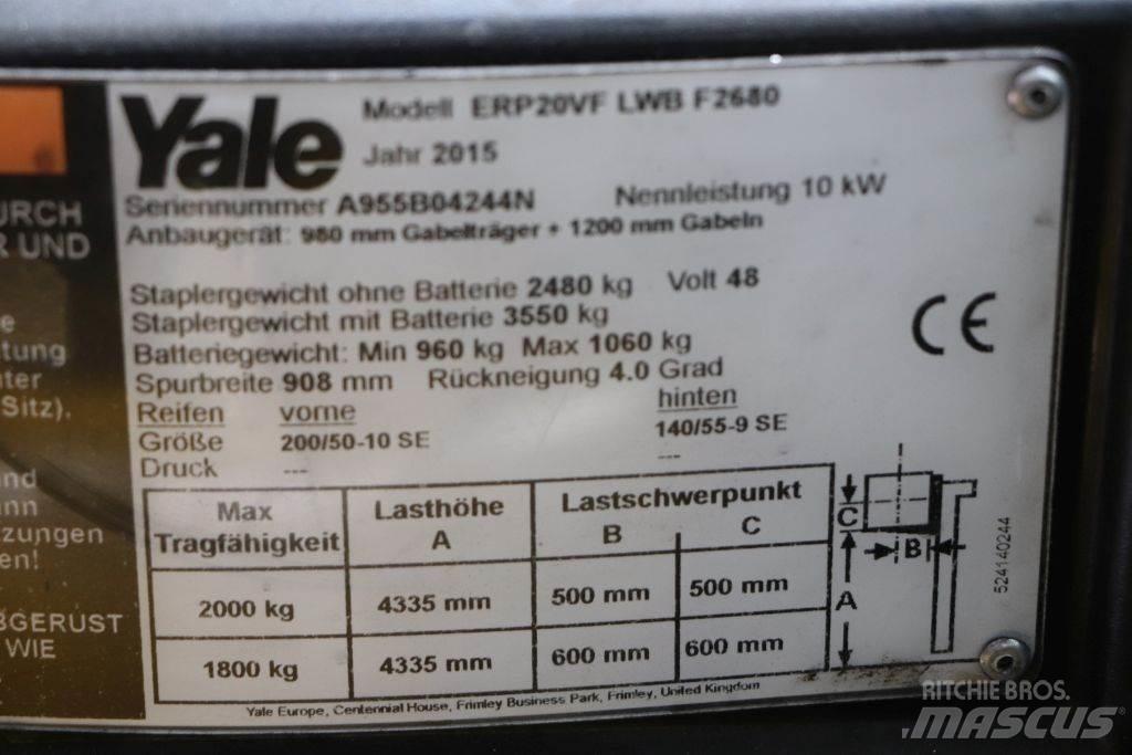 Yale ERP20VF Elektritõstukid
