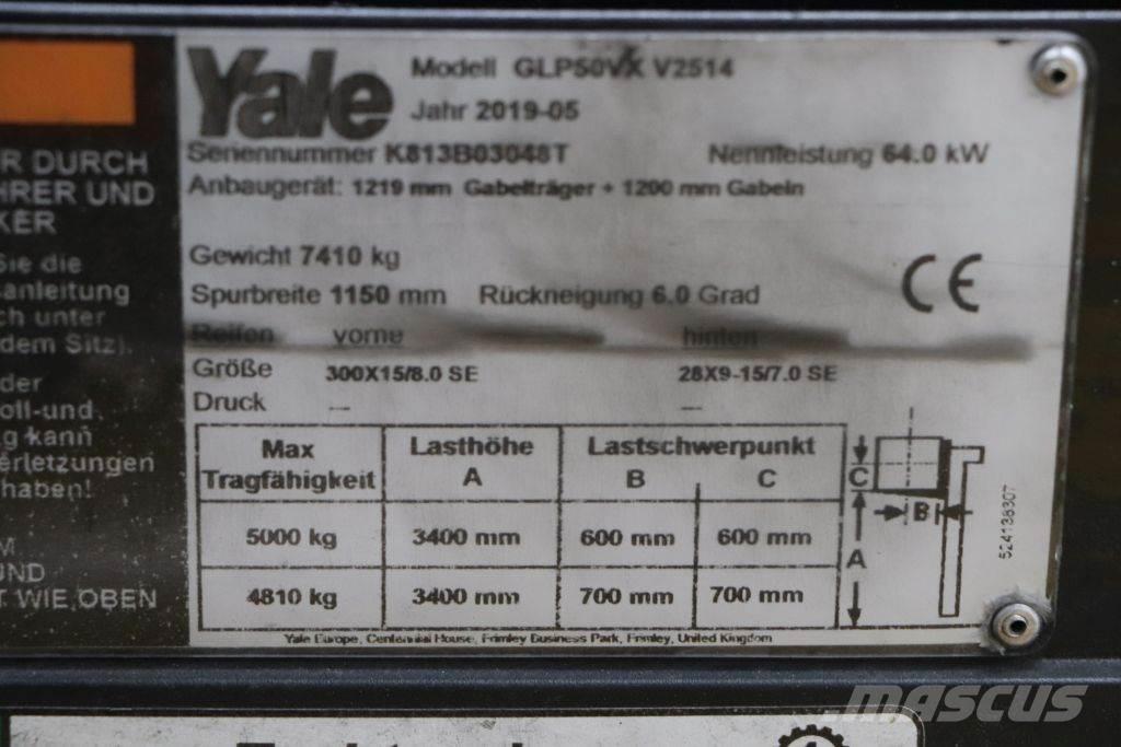 Yale GLP50VX Gaasitõstukid