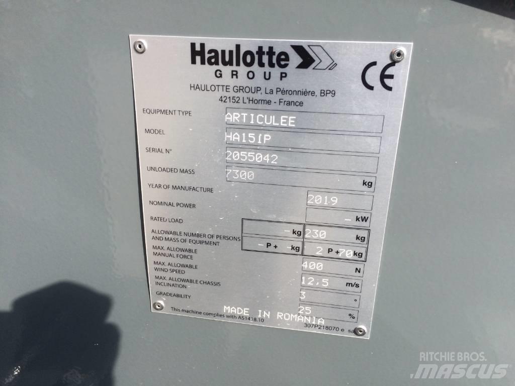 Haulotte HA 15 IP Iseliikuvad poomtõstukid