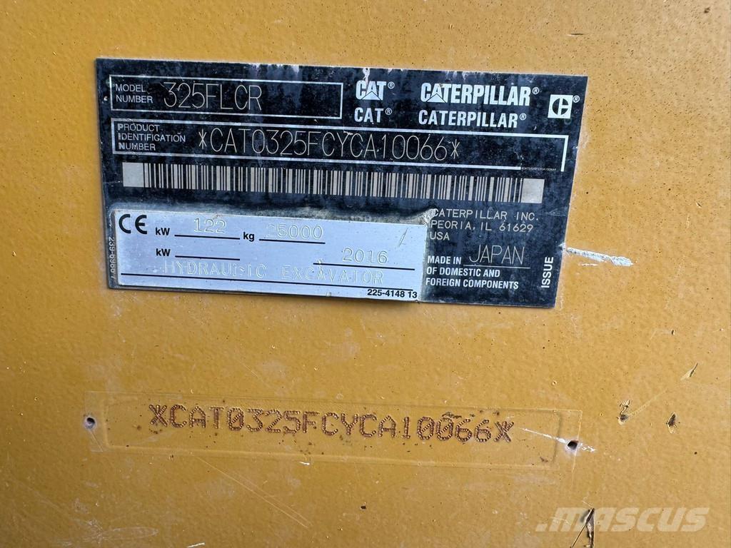 CAT 325F LCR Roomikekskavaatorid
