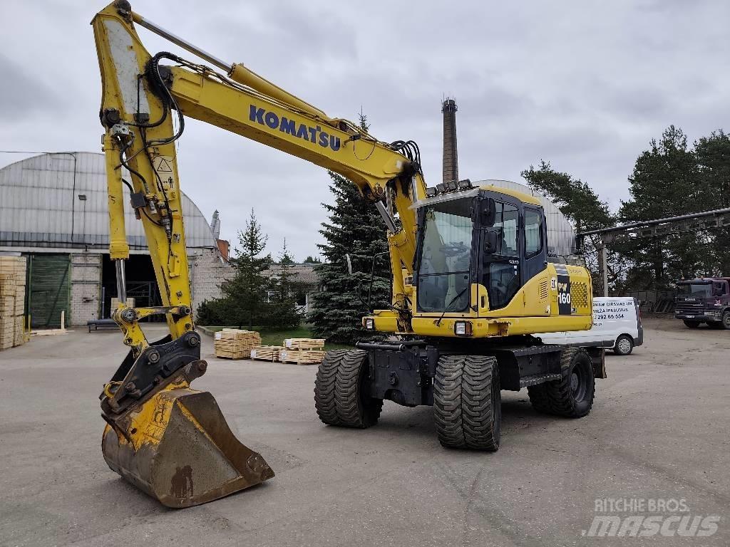Komatsu PW 160-7E0 Ratasekskavaatorid