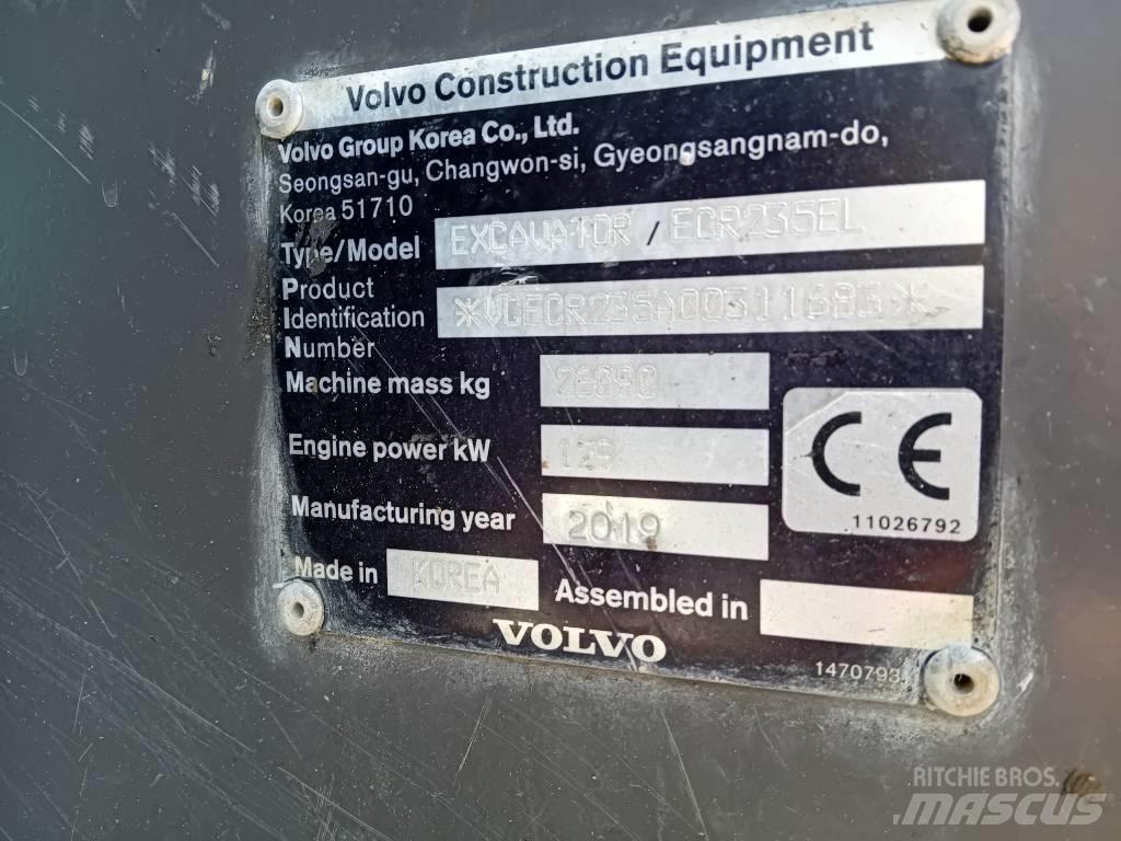 Volvo ECR 235 E Roomikekskavaatorid