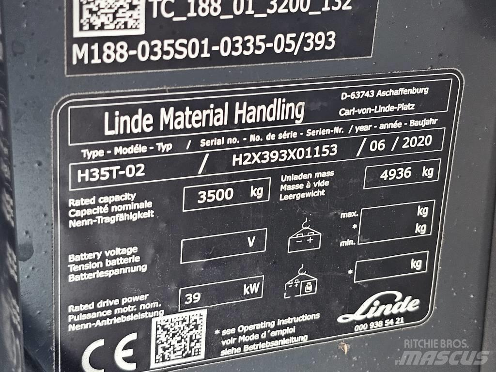 Linde H35T-02 Gaasitõstukid