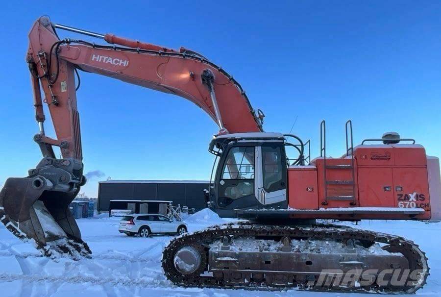 Hitachi ZX 670 LCH Roomikekskavaatorid