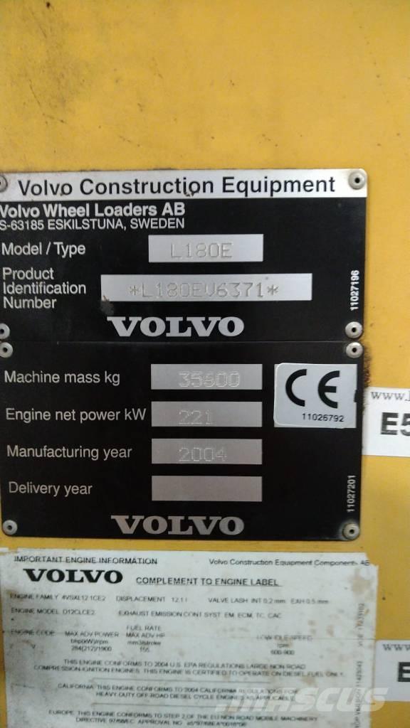 Volvo L 180 E HL Rataslaadurid