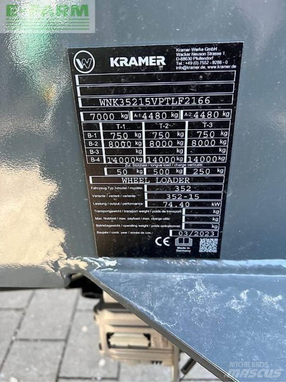 Kramer kl35.8t Põllumajanduslikud teleskoopkäitlejad