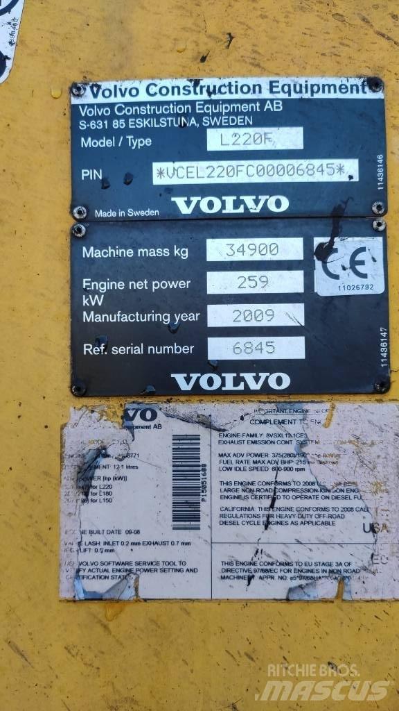 Volvo L 220 F Rataslaadurid