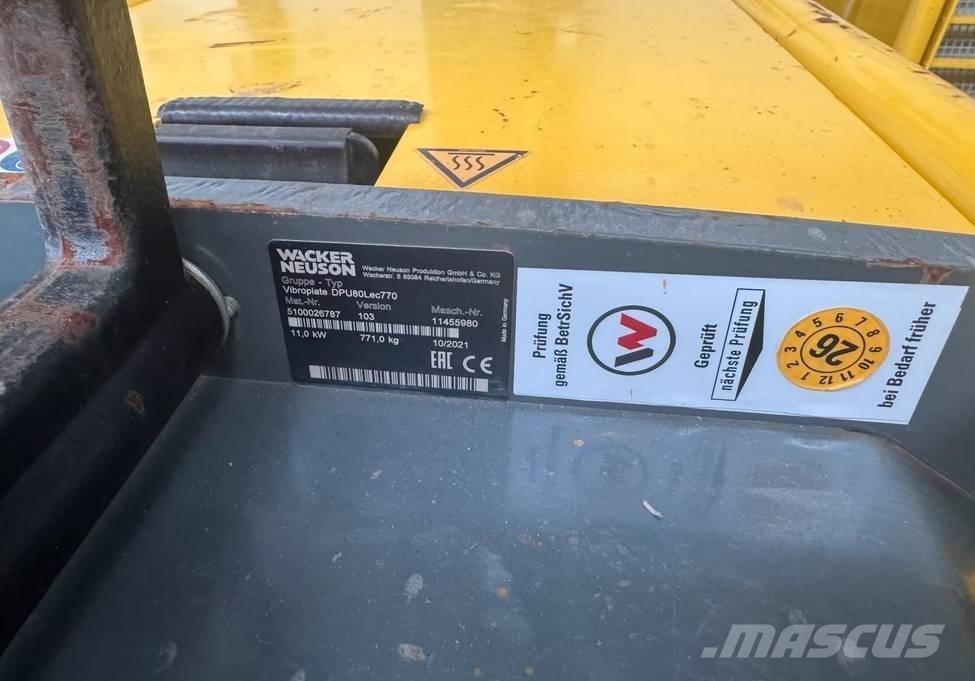 Wacker Neuson DPU 80 Vibraatorid