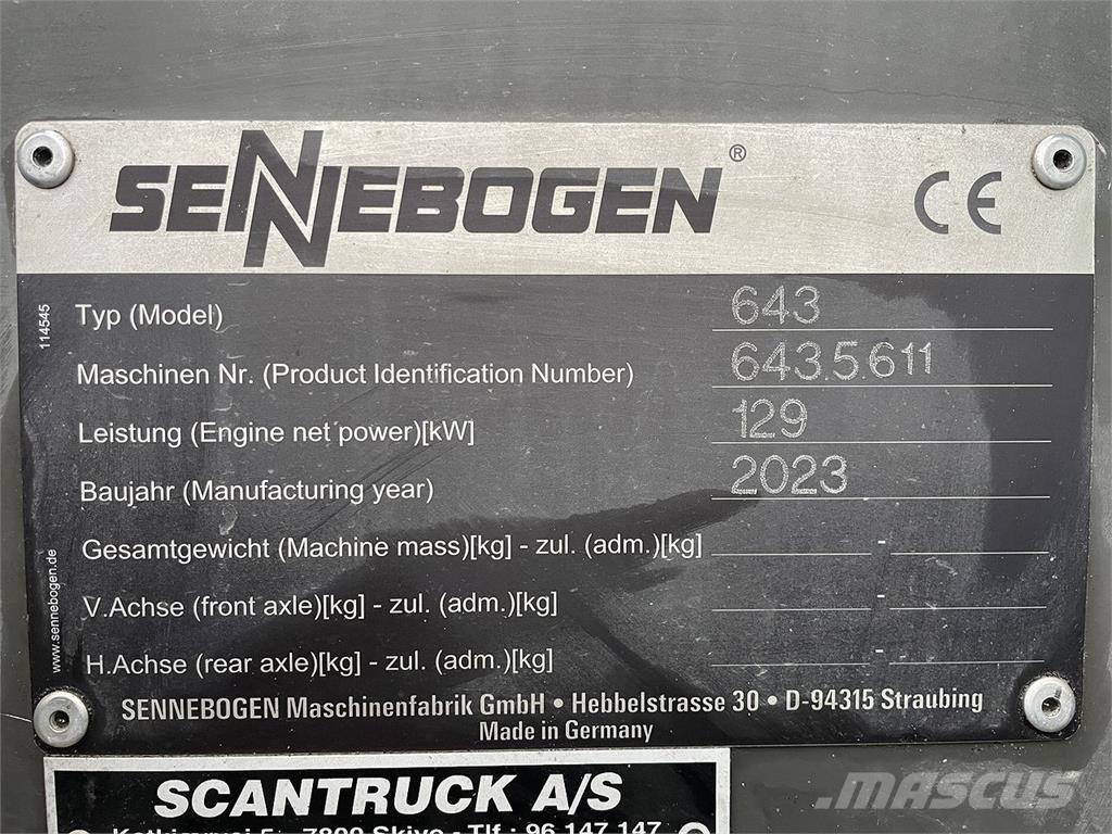 Sennebogen 643E-R Maastikutõstukid