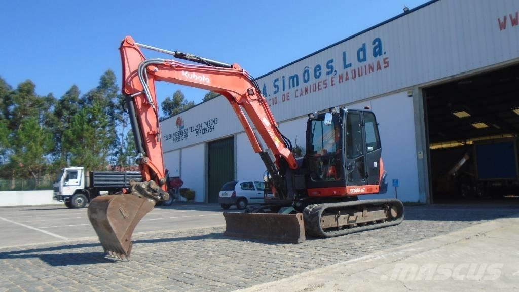 Kubota KX 080-4 Väikeekskavaatorid 7t-12t