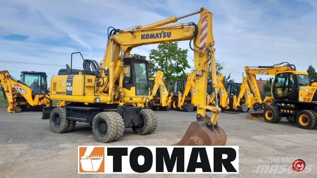 Komatsu PW 160-7 Ratasekskavaatorid