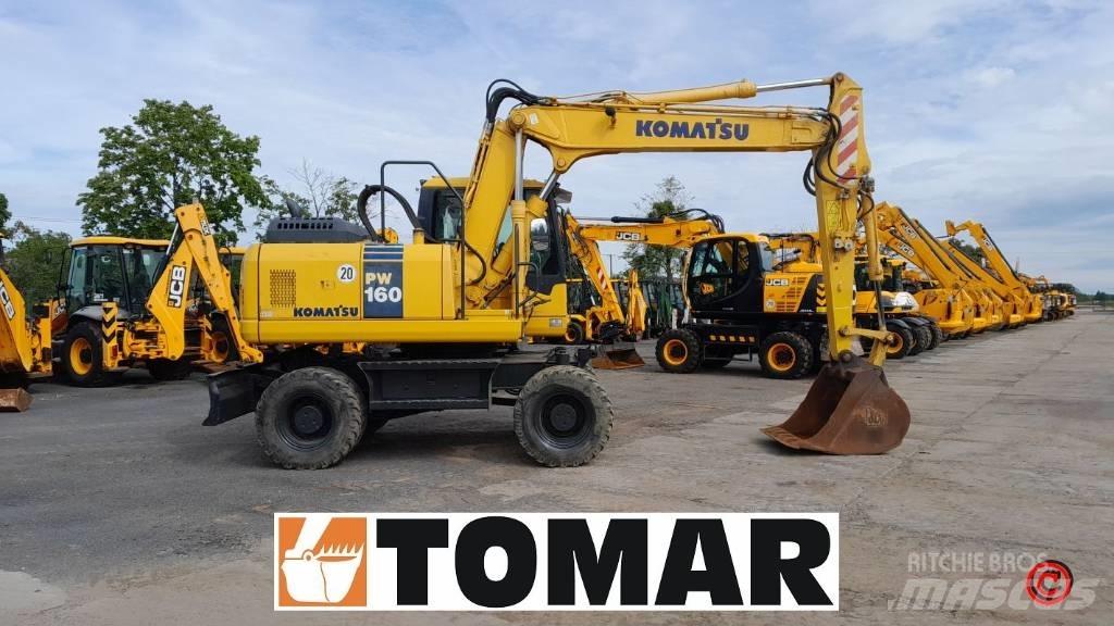 Komatsu PW 160-7 Ratasekskavaatorid