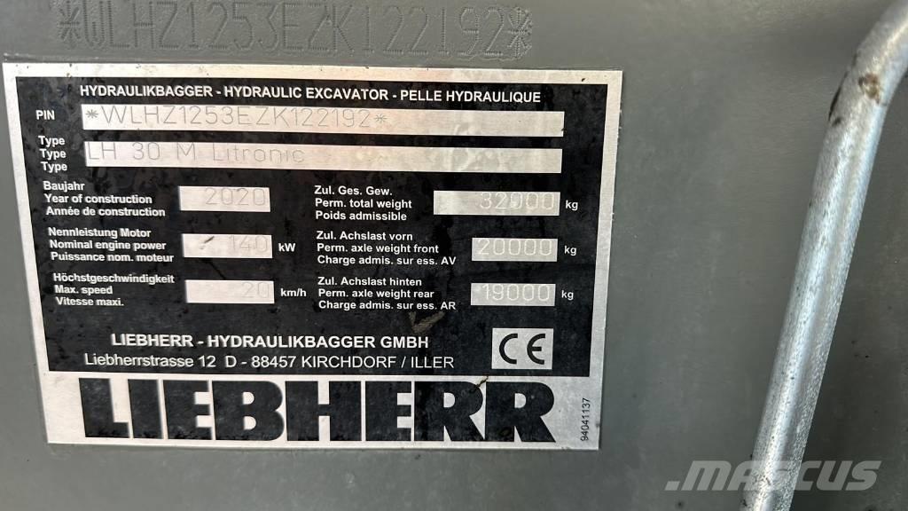 Liebherr LH 30 M Materjalikäitlusmasinad