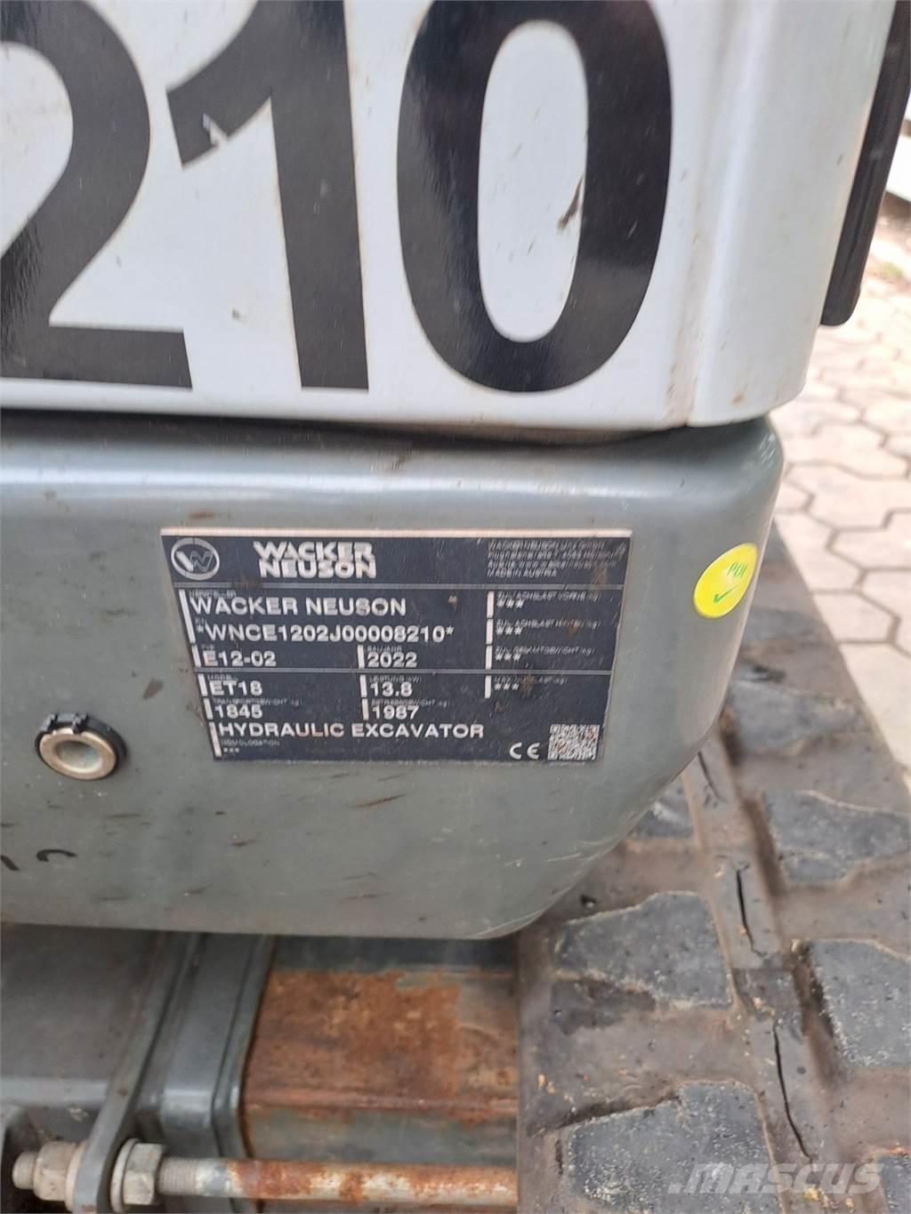 Wacker Neuson ET18 Roomikekskavaatorid