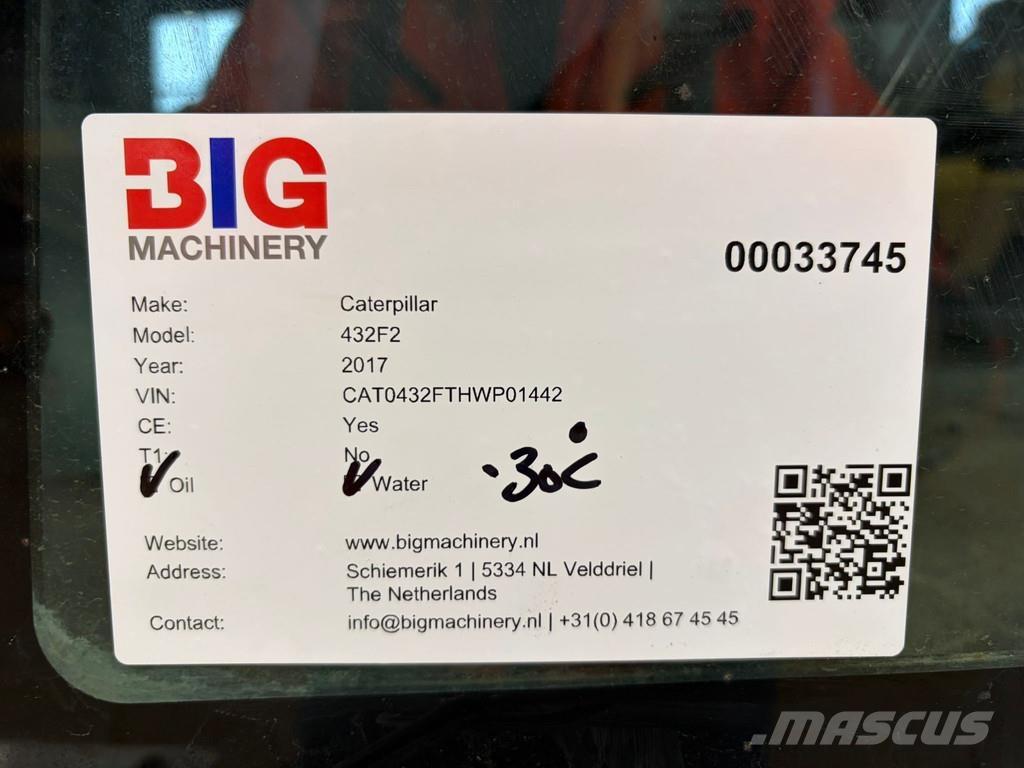 CAT 432F2 Ekskavaatorlaadurid