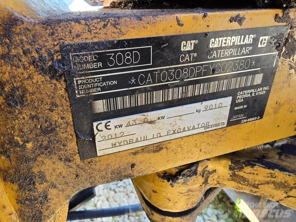 CAT 308 D Väikeekskavaatorid 7t-12t