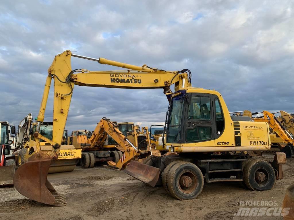 Komatsu PW 170 ES Ratasekskavaatorid