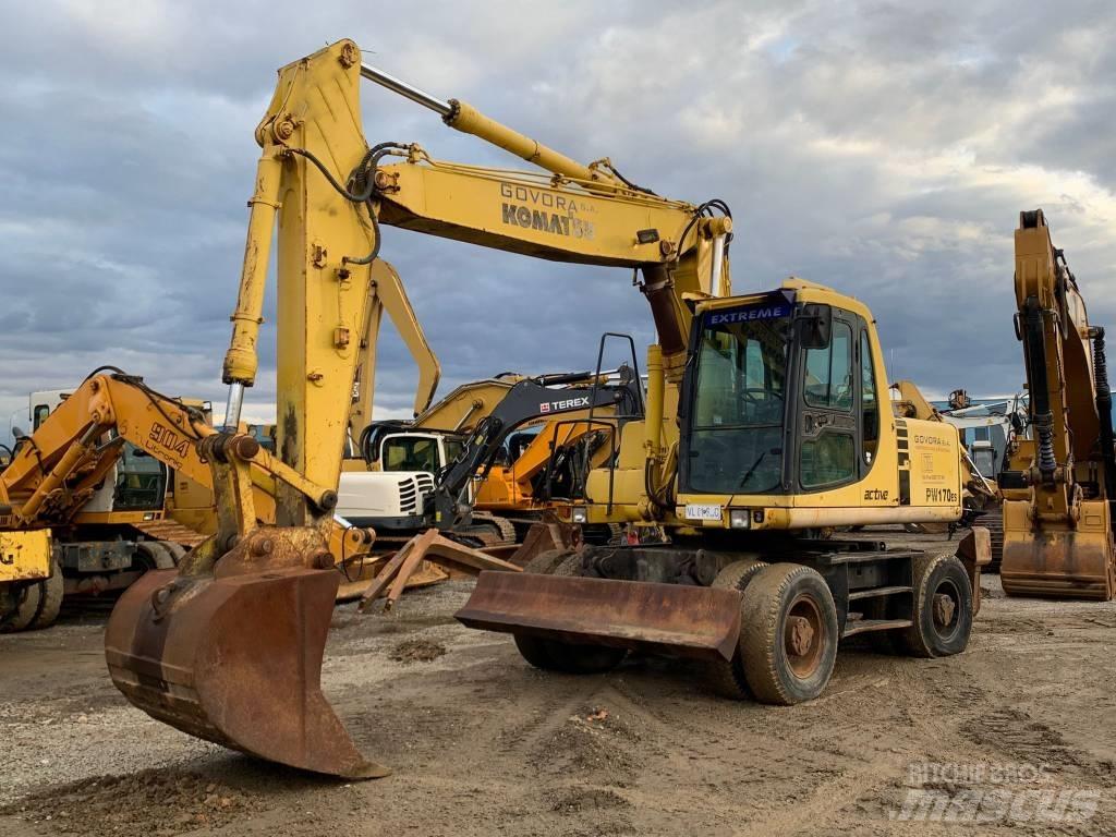 Komatsu PW 170 ES Ratasekskavaatorid