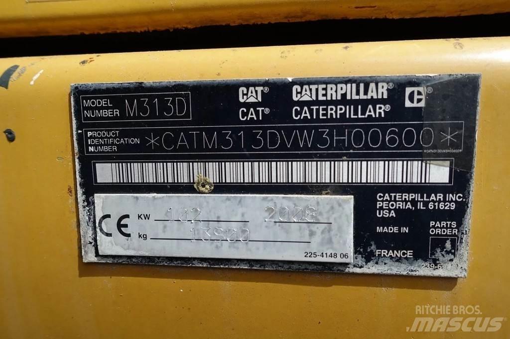 CAT M313 D Ratasekskavaatorid