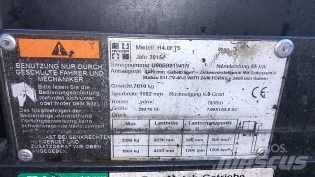Hyster H 4.0 FT 5 Diiseltõstukid