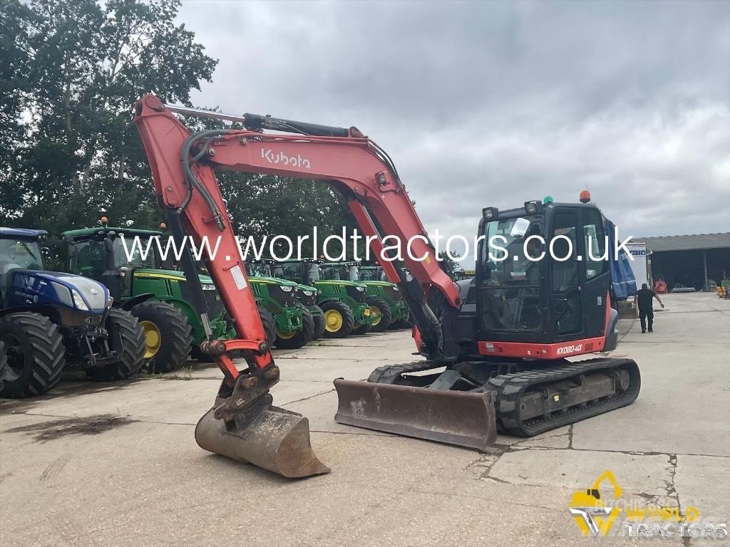 Kubota KX 080-4 Väikeekskavaatorid 7t-12t