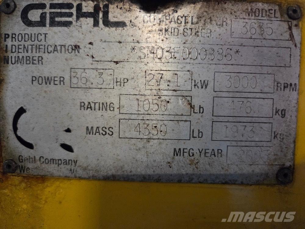 Gehl 3635 SX Kompaktlaadurid