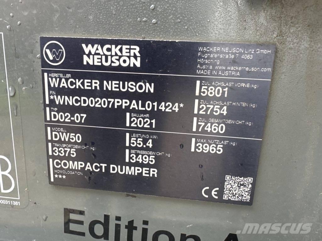 Wacker Neuson DW50 Väikekallurid
