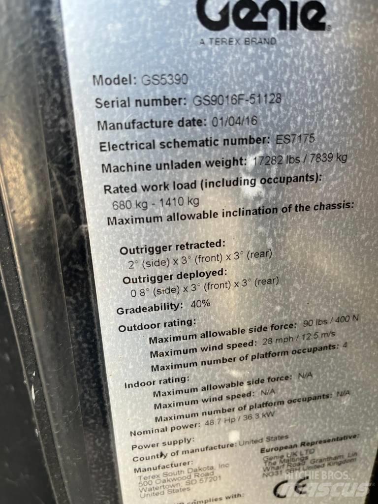 Genie GS 5390 RT Käärtõstukid