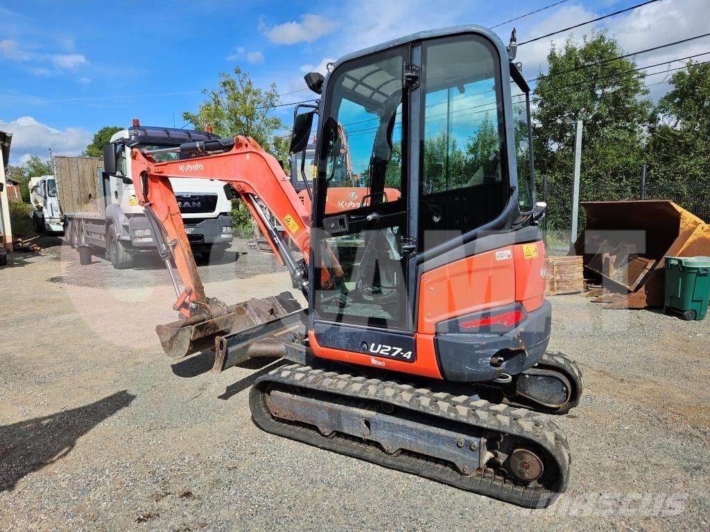 Kubota U 27 Miniekskavaatorid < 7 t