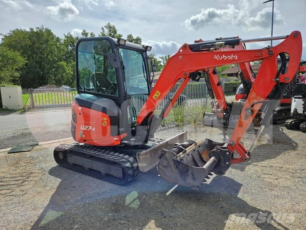 Kubota U 27 Miniekskavaatorid < 7 t