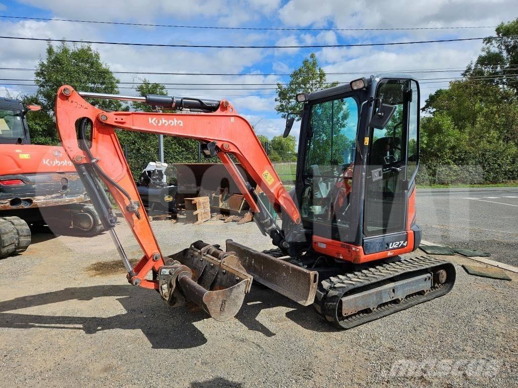 Kubota U 27 Miniekskavaatorid < 7 t