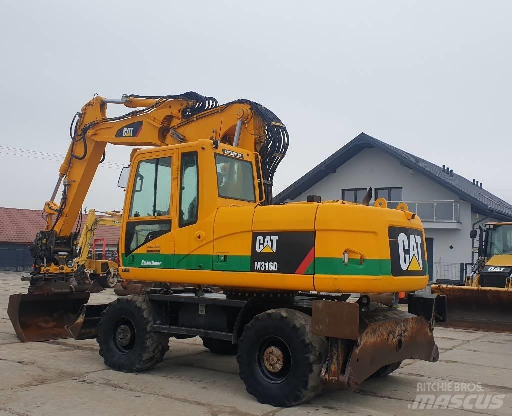 CAT M 316 D Ratasekskavaatorid