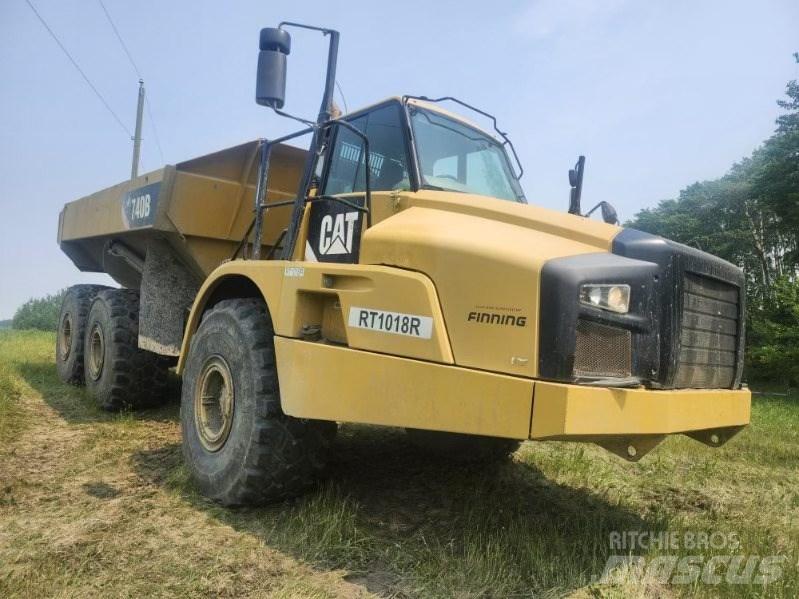 CAT 740 B Liigendraamiga pinnaseveokid
