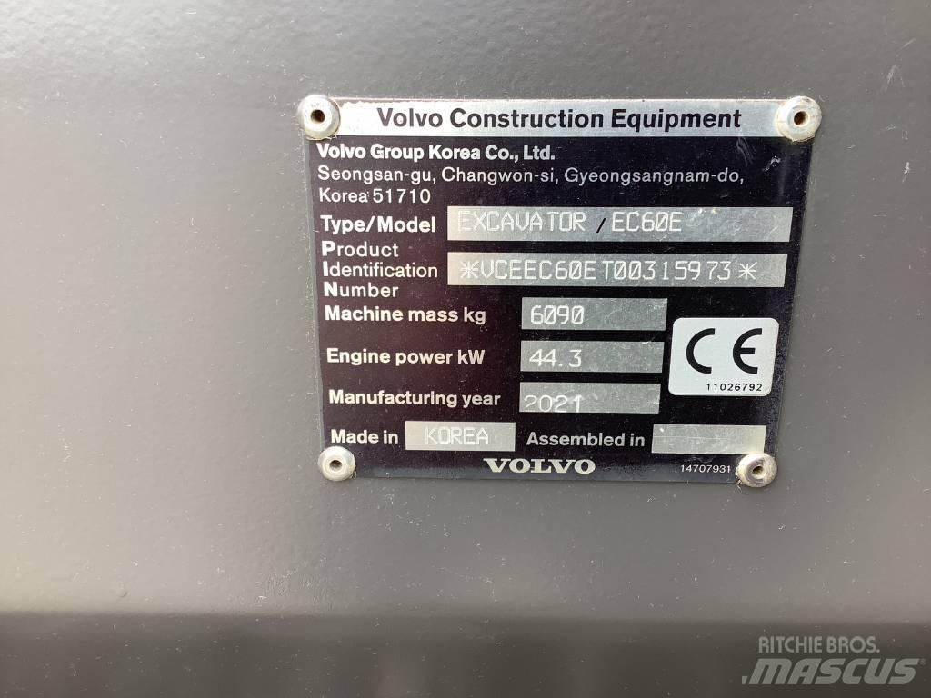 Volvo EC 60 E Roomikekskavaatorid