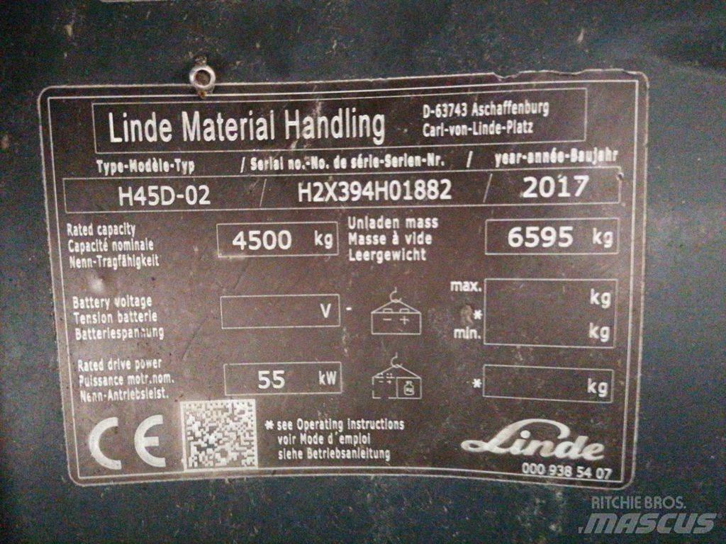 Linde H45D-02 Diiseltõstukid