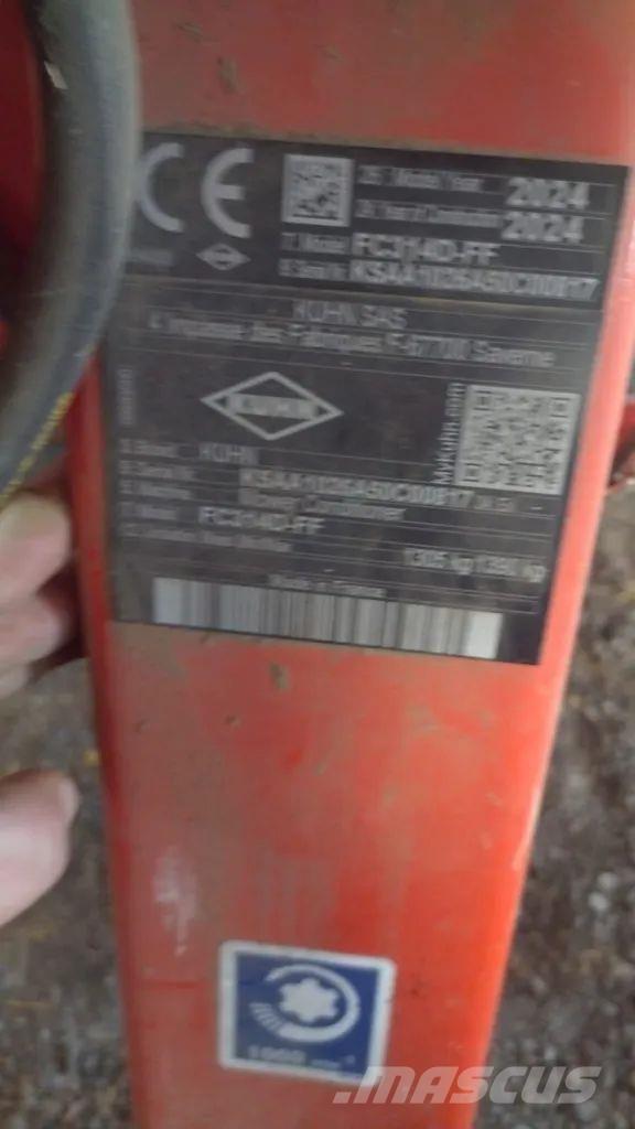 Kuhn FC 314 D FF Esi ja taganiidukid
