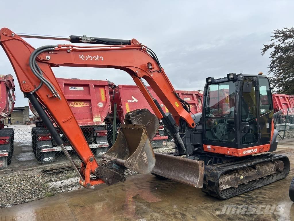 Kubota KX 080-4 Väikeekskavaatorid 7t-12t