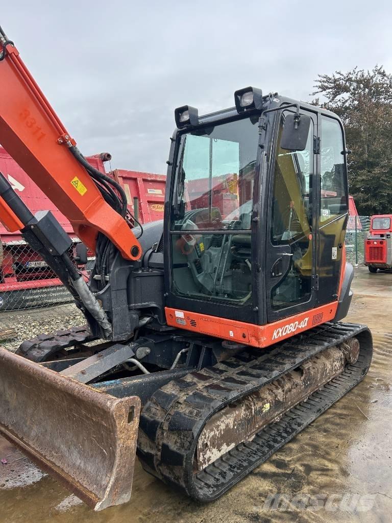 Kubota KX 080-4 Väikeekskavaatorid 7t-12t