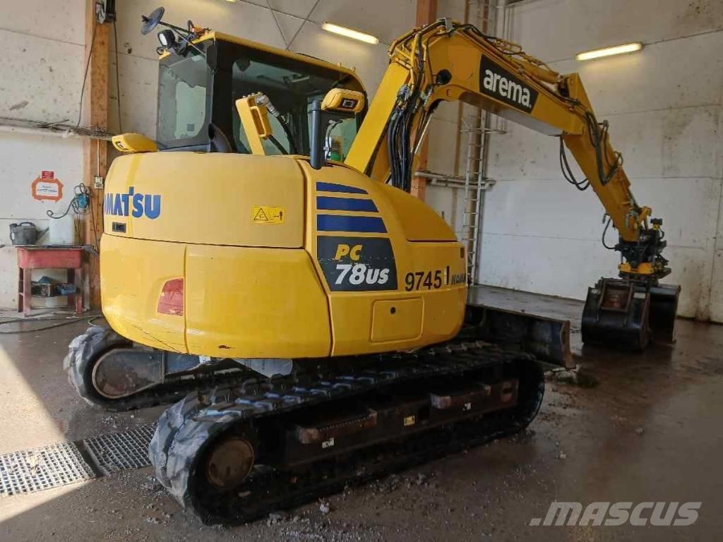 Komatsu PC78US-10 Väikeekskavaatorid 7t-12t