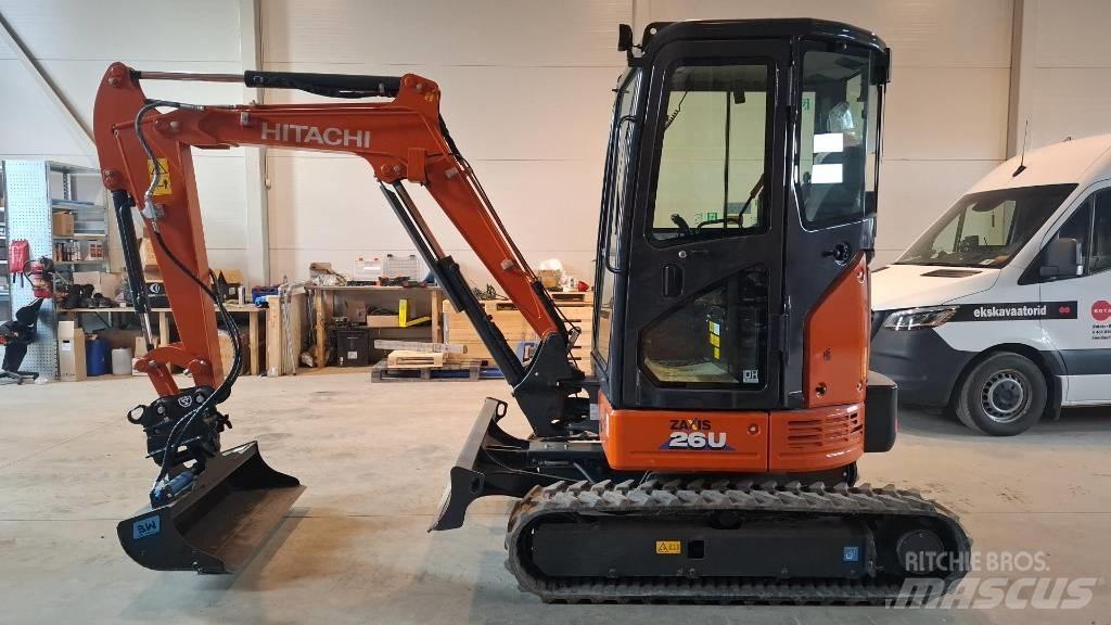 Hitachi ZX 26 U-6 Miniekskavaatorid < 7 t