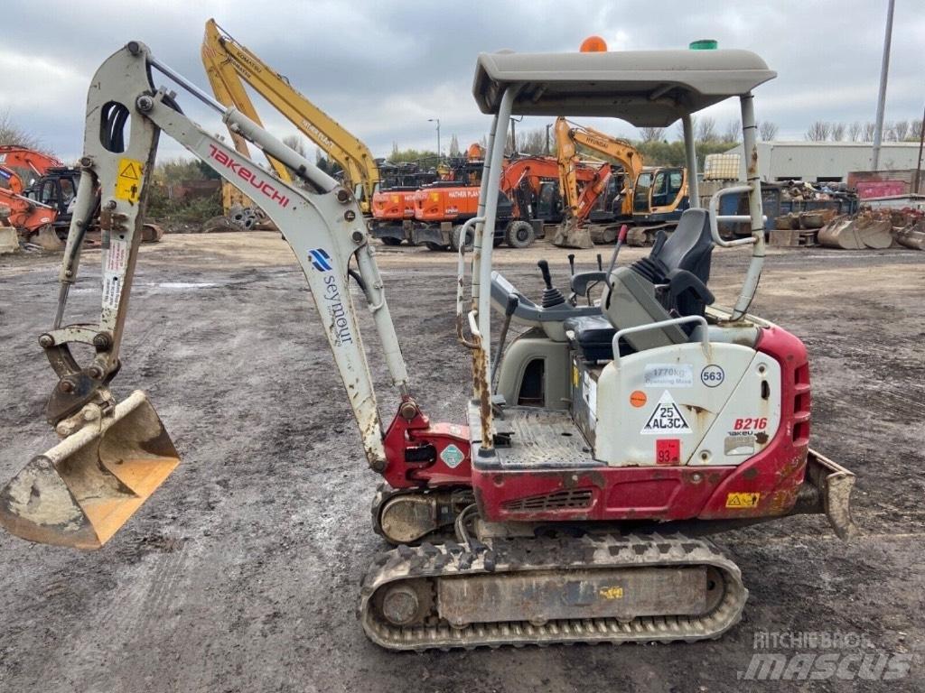 Takeuchi TB 216 Miniekskavaatorid < 7 t