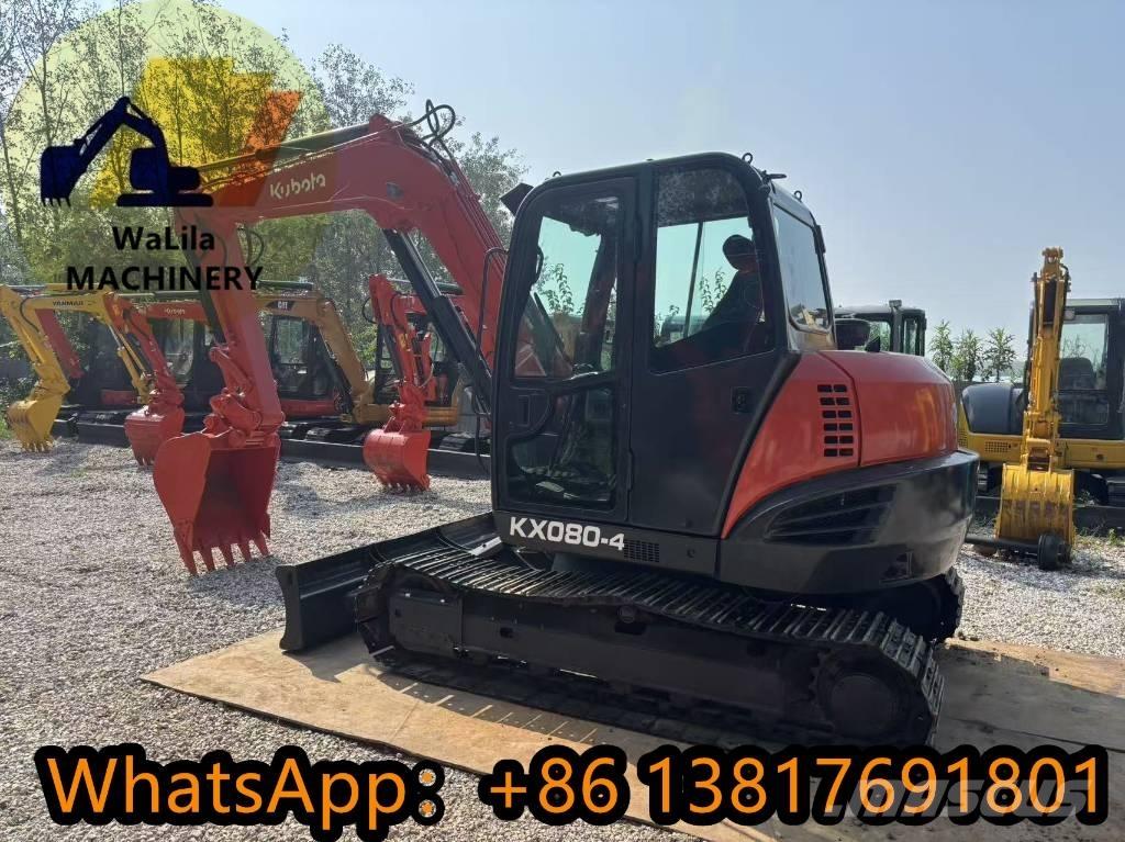 Kubota KX 080-4 Miniekskavaatorid < 7 t