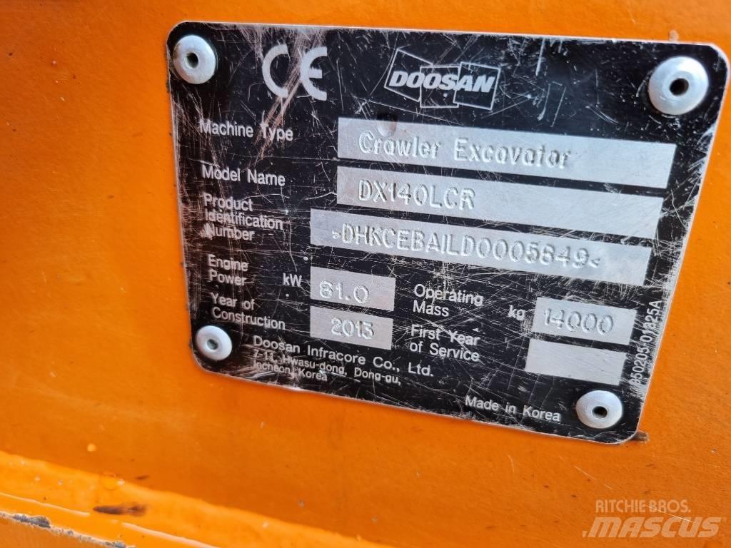 Doosan DX 140 LCR Metsaekskavaatorid