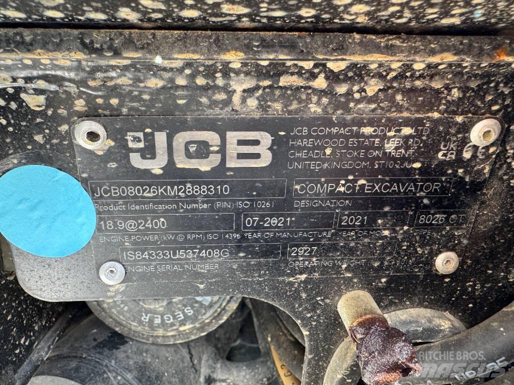 JCB 8026CTS Roomikekskavaatorid