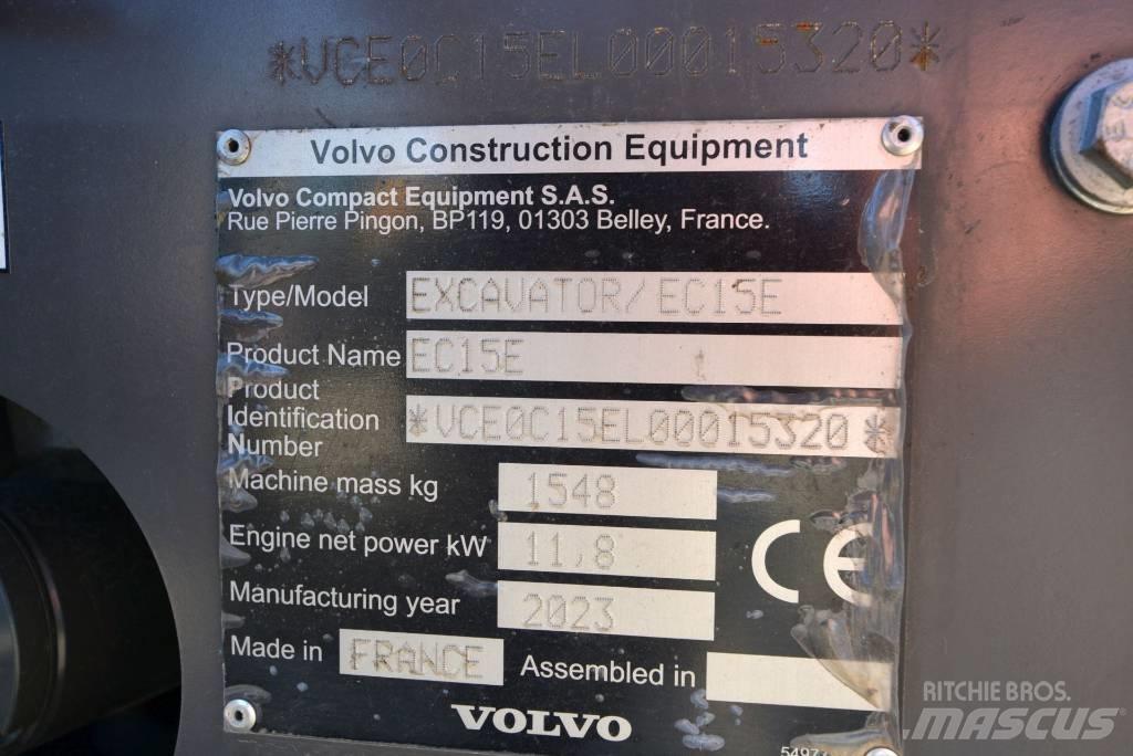 Volvo EC 15 E Miniekskavaatorid < 7 t