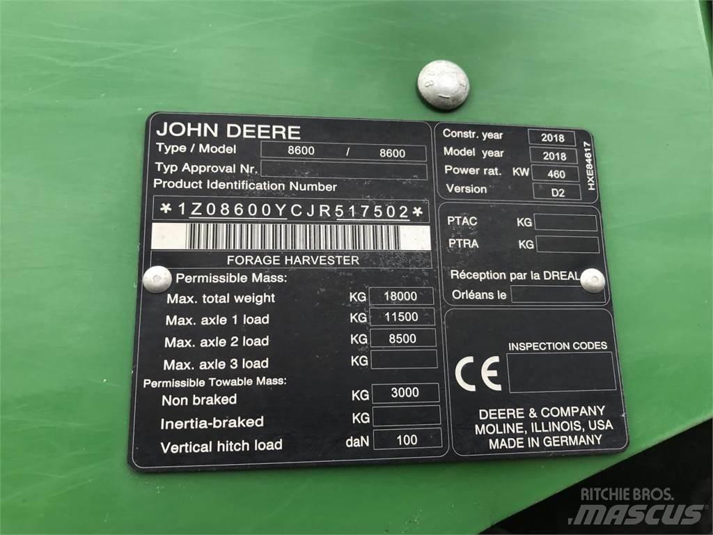 John Deere 8600 Silokombainid